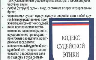 Кодекс судейской этики содержит в себе сколько статей