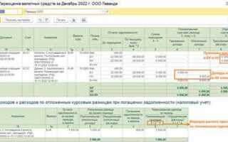 Как учитывать курсовые разницы в 2023 году