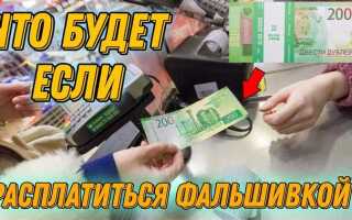 Что будет если расплатиться фальшивой купюрой в магазине
