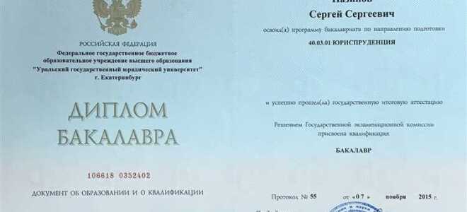 Почему в дипломе бакалавра не пишут специальность