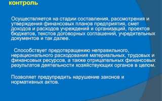 Кто осуществляет финансовый контроль в рф