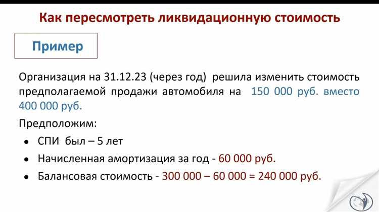 Что представляет собой ликвидационная стоимость основных фондов