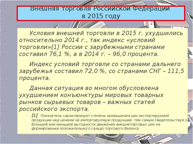 Основные виды операций во внешней торговле