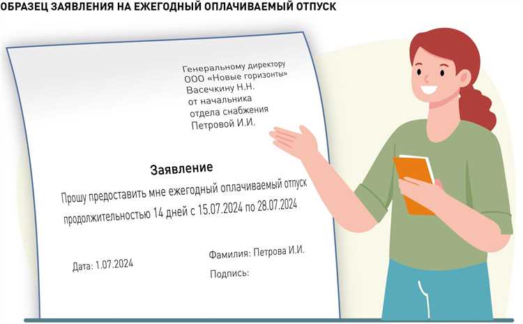 Как закон определяет сроки подачи заявления на отпуск