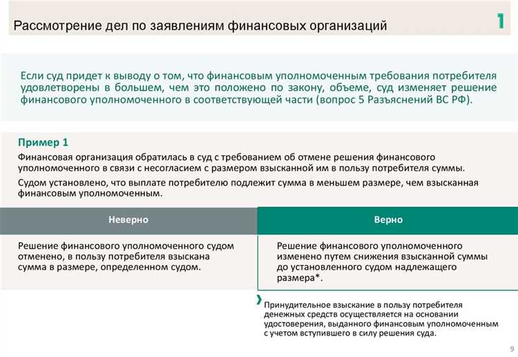 Как исполнить решение финансового уполномоченного