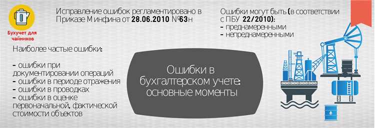 Критерии оценки влияния ошибки на финансовую отчетность