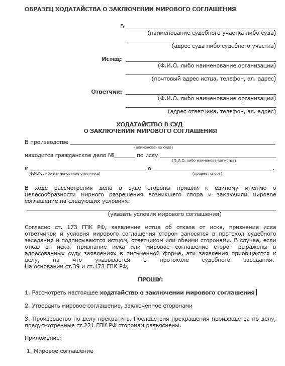 Подготовка письменного уведомления об отказе