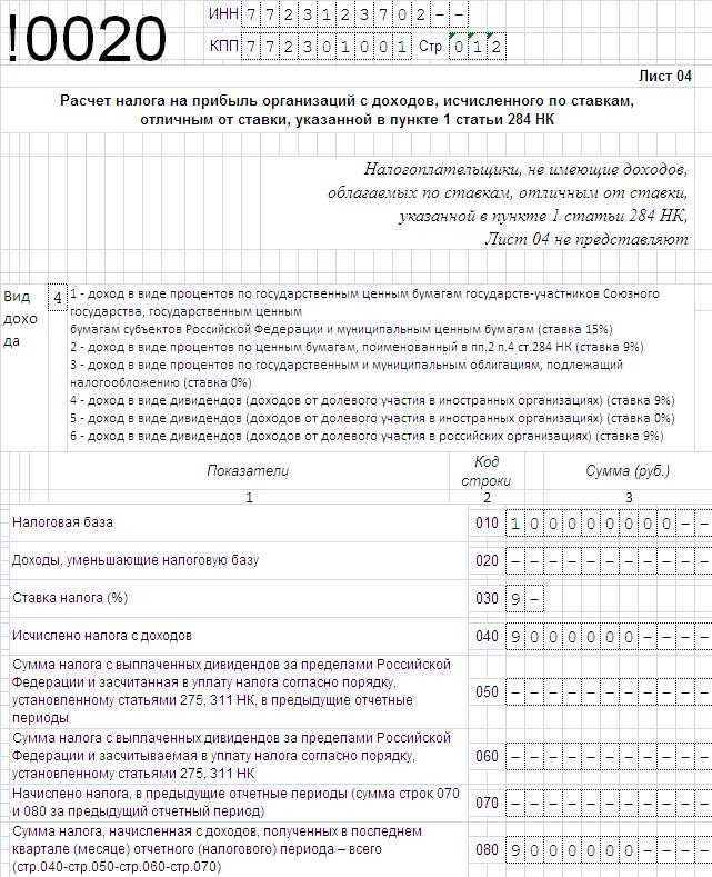 Определение объектов налогообложения и доходов