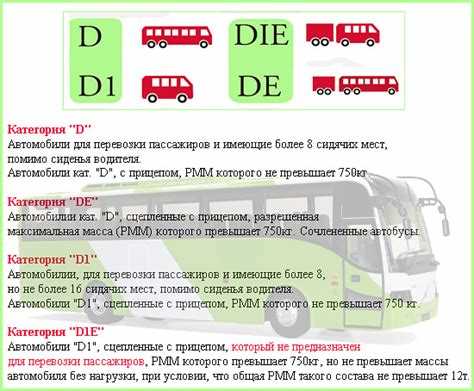 Ответственность за нарушения правил для водителей категории D1E