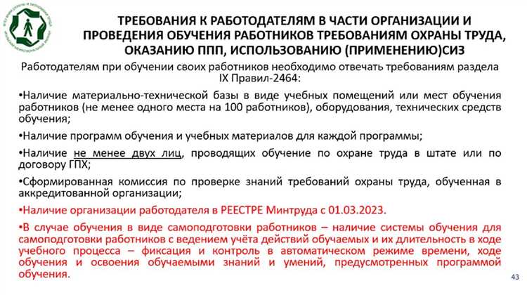 Процедуры повторного обучения при выявлении нарушений