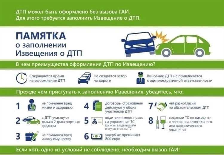 Порядок фиксации обстоятельств аварии до приезда инспектора